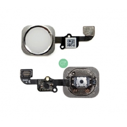 FLAT TASTO HOME PER IPHONE 6 SILVER GRIGIO