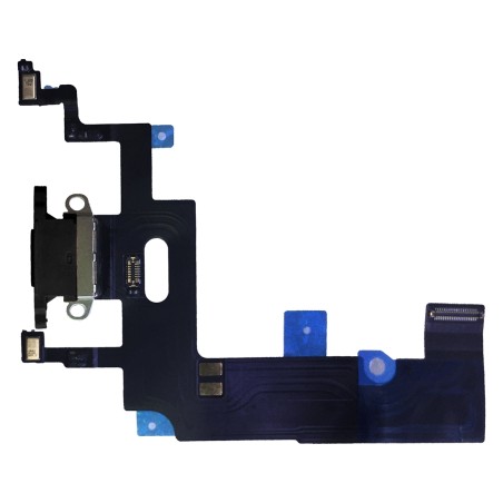 FLAT DI RICARICA CON MICROFONO PER IPHONE XR NERO