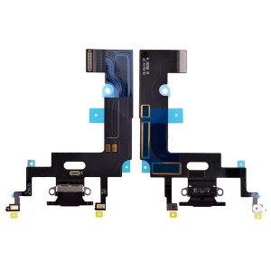 FLAT DI RICARICA CON MICROFONO PER IPHONE XR NERO