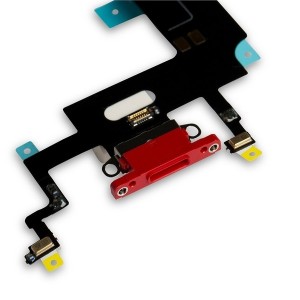 FLAT DI RICARICA CON MICROFONO PER IPHONE XR ROSSO