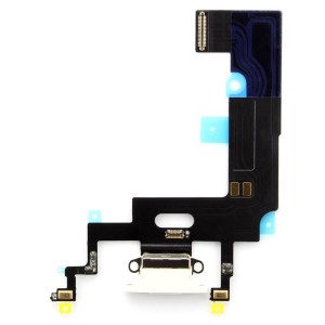 FLAT DI RICARICA CON MICROFONO PER IPHONE XR BIANCO