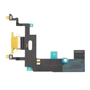 FLAT DI RICARICA CON MICROFONO PER IPHONE XR GIALLO