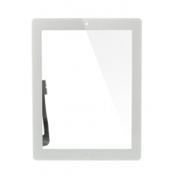 TOUCH SCREEN PER APPLE IPAD 3 BIANCO CON TASTO HOME E BIADESIVO