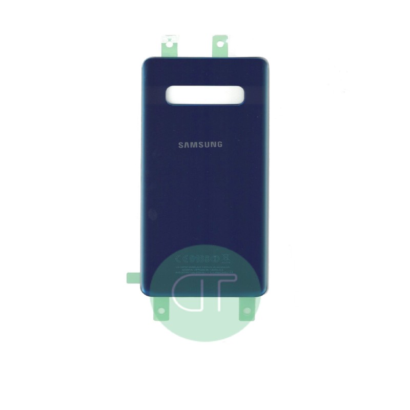 VETRO POSTERIORE SCOCCA COVER BATTERIA SAMSUNG  GALAXY S10 PLUS BLU