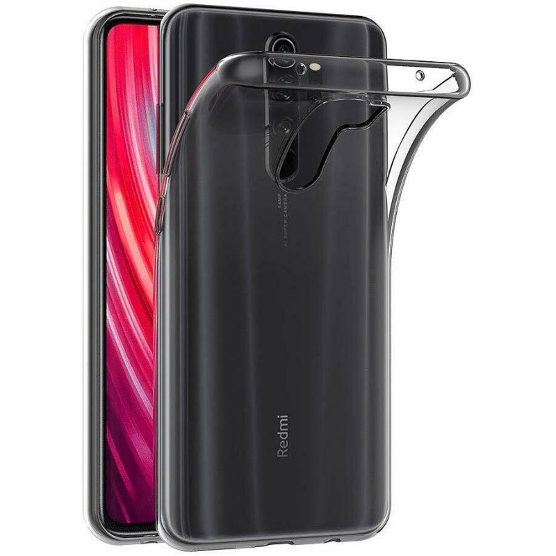CUSTODIA COVER XIAOMI NOTE 8 PRO  TRASPARENTE