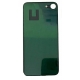 BACK COVER VETRO SCOCCA POSTERIORE PER IPHONE 8 NERO CON ADESIVO