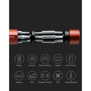 HOTO 24 IN 1 SET CACCIAVITI DI PRECISIONE RED