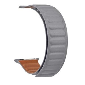 CINTURINO PER APPLE WATCH TACTICAL GRIGIO DA 38 40 41mmm SERIE 1 2 3 4 5 6 7 SE  IN PELLE