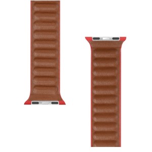 CINTURINO PER APPLE WATCH TACTICAL ROSSO DA 38 40 41mmm SERIE 1 2 3 4 5 6 7 SE  IN PELLE