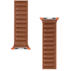 CINTURINO PER APPLE WATCH TACTICAL ARANCIONE DA 38 40 41mmm SERIE 1 2 3 4 5 6 7 SE  IN PELLE