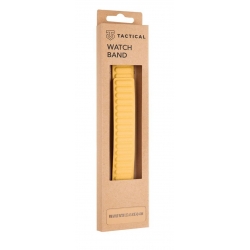 CINTURINO PER APPLE WATCH TACTICAL GIALLO DA 42 44 45mm SERIE 1 2 3 4 5 6 7 SE IN PELLE
