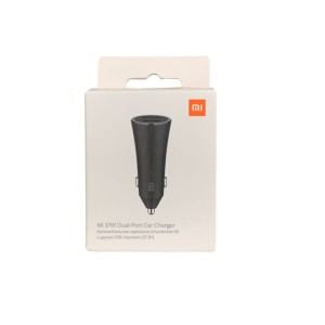 CARICABATTERIE DA AUTO 37W XIAOMI MI DUAL PORT CAR CHARGER NERO