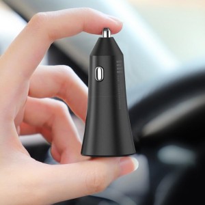 CARICABATTERIE DA AUTO 37W XIAOMI MI DUAL PORT CAR CHARGER NERO