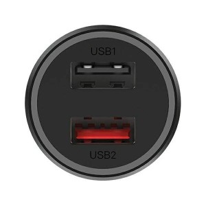 CARICABATTERIE DA AUTO 37W XIAOMI MI DUAL PORT CAR CHARGER NERO