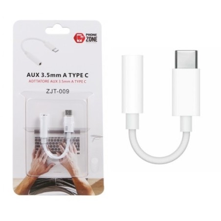 CAVO ADATTATORE CUFFIE AURICOLARI  TYPE C
