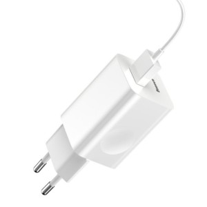 CARICABATTERIE CELLULARE DA PARETE BASEUS USB-A 24W