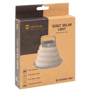 LAMPADA LED CON RICARICA SOLARE TACTICAL
