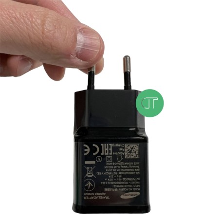 ALIMENTATORE  SAMSUNG FAST CHARGE ORIGINALE EP-TA20ebe NERO
