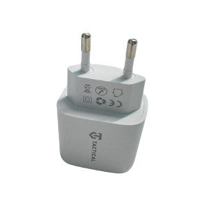 CARICATORE USB C 20W TACTICAL CARICABATTERIE RAPIDO  2 PRESE USB