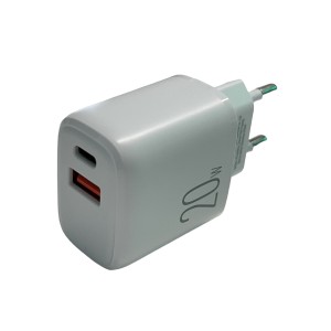 CARICATORE USB C 20W TACTICAL CARICABATTERIE RAPIDO  2 PRESE USB