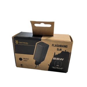 CARICATORE USB C 65W TACTICAL CARICABATTERIE ULTRA RAPIDO GAN 3 PRESE USB