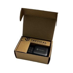 CARICATORE USB C 20W TACTICAL CARICABATTERIE RAPIDO  2 PRESE USB NERO