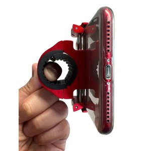 SUPPORTO CELLULARE PER BICICLETTA IN ALLUMINIO REGOLABILE ROSS0