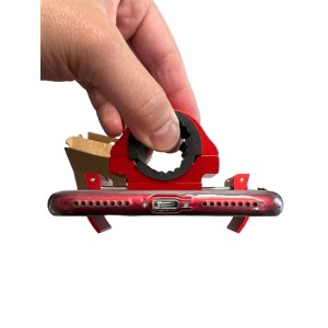 SUPPORTO CELLULARE PER BICICLETTA IN ALLUMINIO REGOLABILE ROSS0