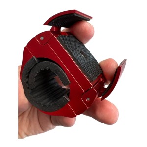 SUPPORTO CELLULARE PER BICICLETTA IN ALLUMINIO REGOLABILE ROSS0