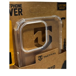 COVER CUSTODIA IN GOMMA TRASPARENTE IPHONE 14 PRO CON BORDI ANTI URTO