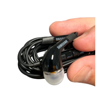CUFFIE AURICOLARI STEREO MICROFONO ORIGINALI SAMSUNG EHS64AVFBE BULK JACK 3,5MM