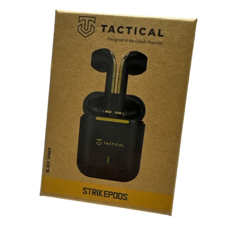 Auricolari Wireless TACTICAL Cuffie Bluetooth Suono Surround 3D Move Compact NERE IPX4