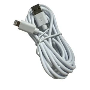CAVO CAVETTO COMPATIBILE LIGHTNING a USB TACTICAL 2 METRI LUNGHEZZA PER IPHONE IPAD RICARICA E SINCRONIZZA