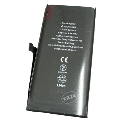 BATTERIA NUOVA PER APPLE IPHONE 13 MINI 2406 MAH OEM CON ADESIVO