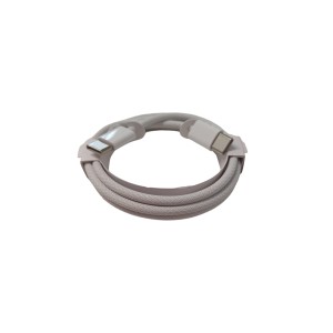 CAVO CAVETTO OEM USB-C/USB-C PER RICARICA E SINCRONIZZAZIONE DI IPHONE 1METRO BIANCO