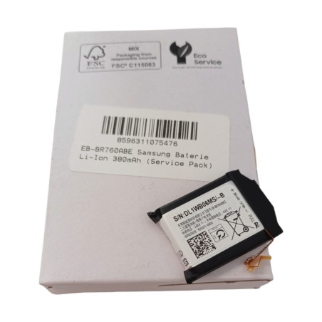 BATTERIA ORIGINALE SAMSUNG GEAR S3 FRONTIER EB-BR760ABE 380 MAH