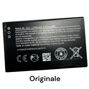BATTERIA PER NOKIA BL-4UL NUOVA ORIGINALE 1200 mAh LITIO 3310 2017 ASHA 225