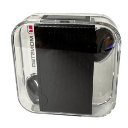 MONSTER AURICOLARE BLUETOOTH 5.2 CUFFIA WIRELESS STEREO XKT01 NERO CON MICROFONO