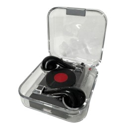 MONSTER AURICOLARE BLUETOOTH 5.2 CUFFIA WIRELESS STEREO XKT01 NERO CON MICROFONO