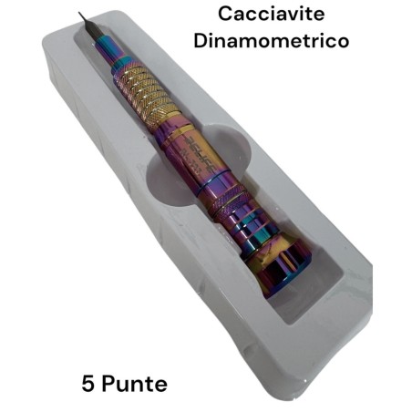 Cacciavite di precisione Dinamometrico 5 IN 1 ACCIAIO S2 smontaggio elettronica magnetico