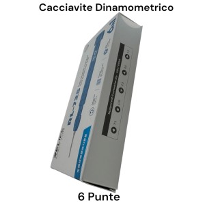 Cacciavite di precisione Dinamometrico 5 IN 1 ACCIAIO S2 smontaggio elettronica magnetico