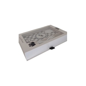 KARL LAGERFELD COVER CUSTODIA TRASPARENTE PER IPHONE 14 PRO MAX CON CORDINO BIANCO