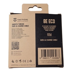 CAVO CAVETTO COMPATIBILE USB-C/LIGHTNING  TACTICAL PER IPHONE IPAD RICARICA E SINCRONIZZA 1m