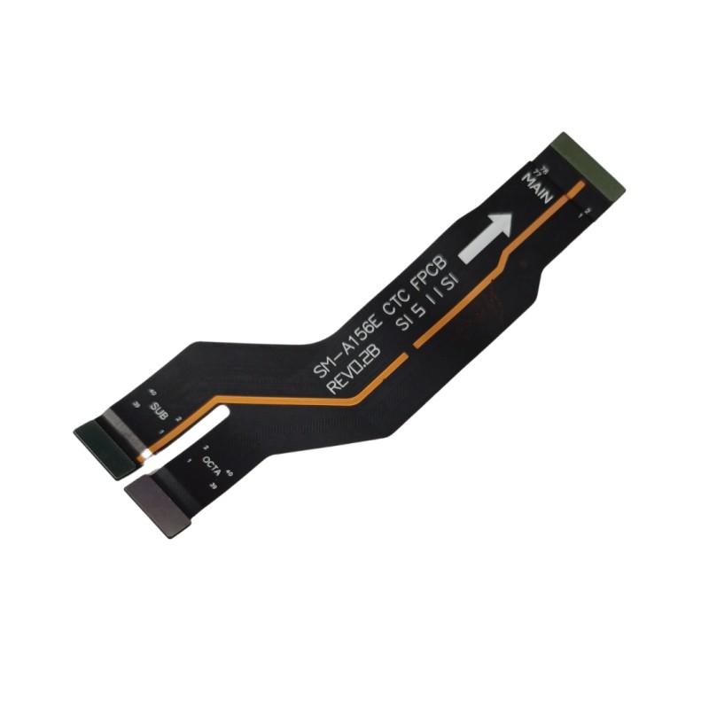 FLAT MAIN BOARD FCPB ORIGINALE SAMSUNG A15 4G 5G SM-A155 / A156 COLLEGAMENTO DISPLAY E DOCK RICARICA