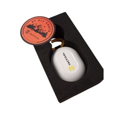 Auricolari Wireless TACTICAL Cuffie Bluetooth Suono Surround 3D Move Compact bianche IPX4