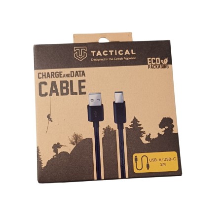 CAVO CAVETTO USB A USB-C TACTICAL 2 METRI RICARICA E SINCRONIZZA  PER SMARTPHONE UNIVERSALE