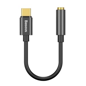 ADATTATORE TYPE-C JACK STEREO BASEUS L54 3.5mm NERO