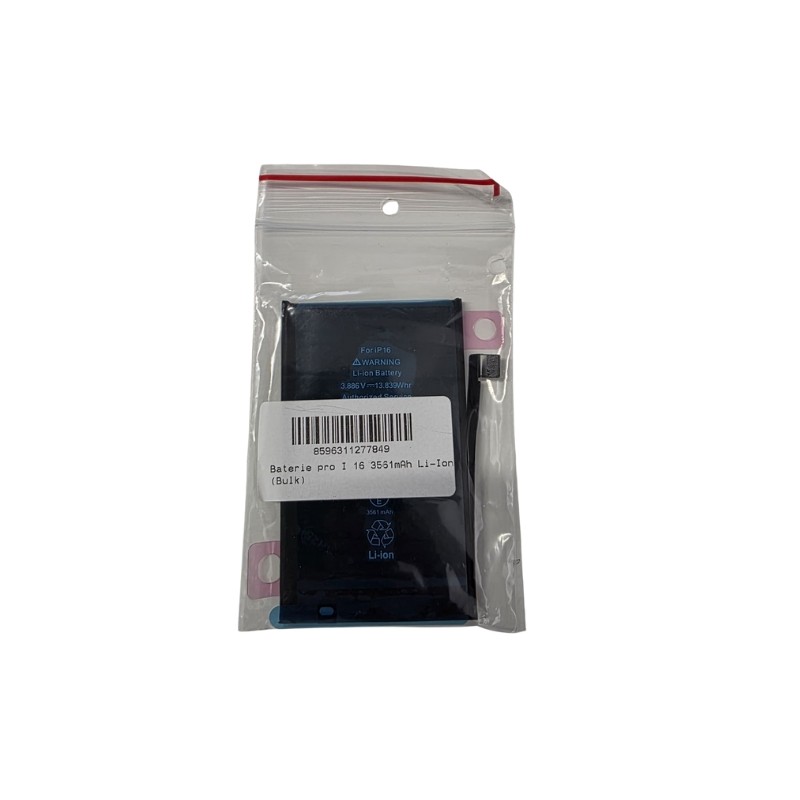 BATTERIA PER APPLE IPHONE 16 OEM NUOVA DI RICAMBIO 3561MAH CON BIADESIVO