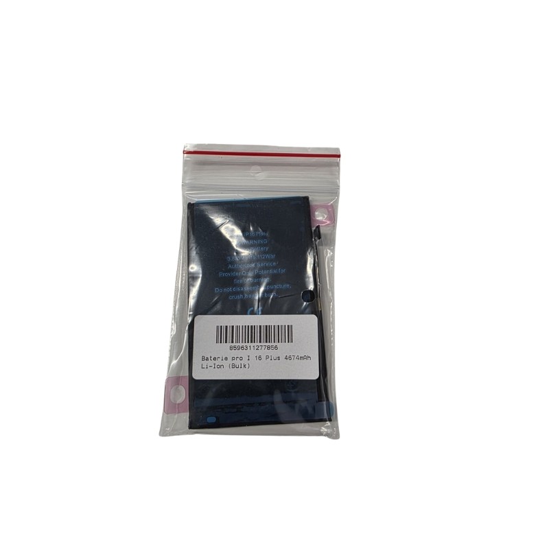 BATTERIA PER APPLE IPHONE 16 Plus OEM NUOVA DI RICAMBIO 4674MAH CON BIADESIVO