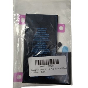 BATTERIA PER APPLE IPHONE 16 Pro Max OEM NUOVA DI RICAMBIO 4685MAH CON BIADESIVO